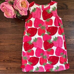 Crazy 8 strawberry print piqué dress, size 8